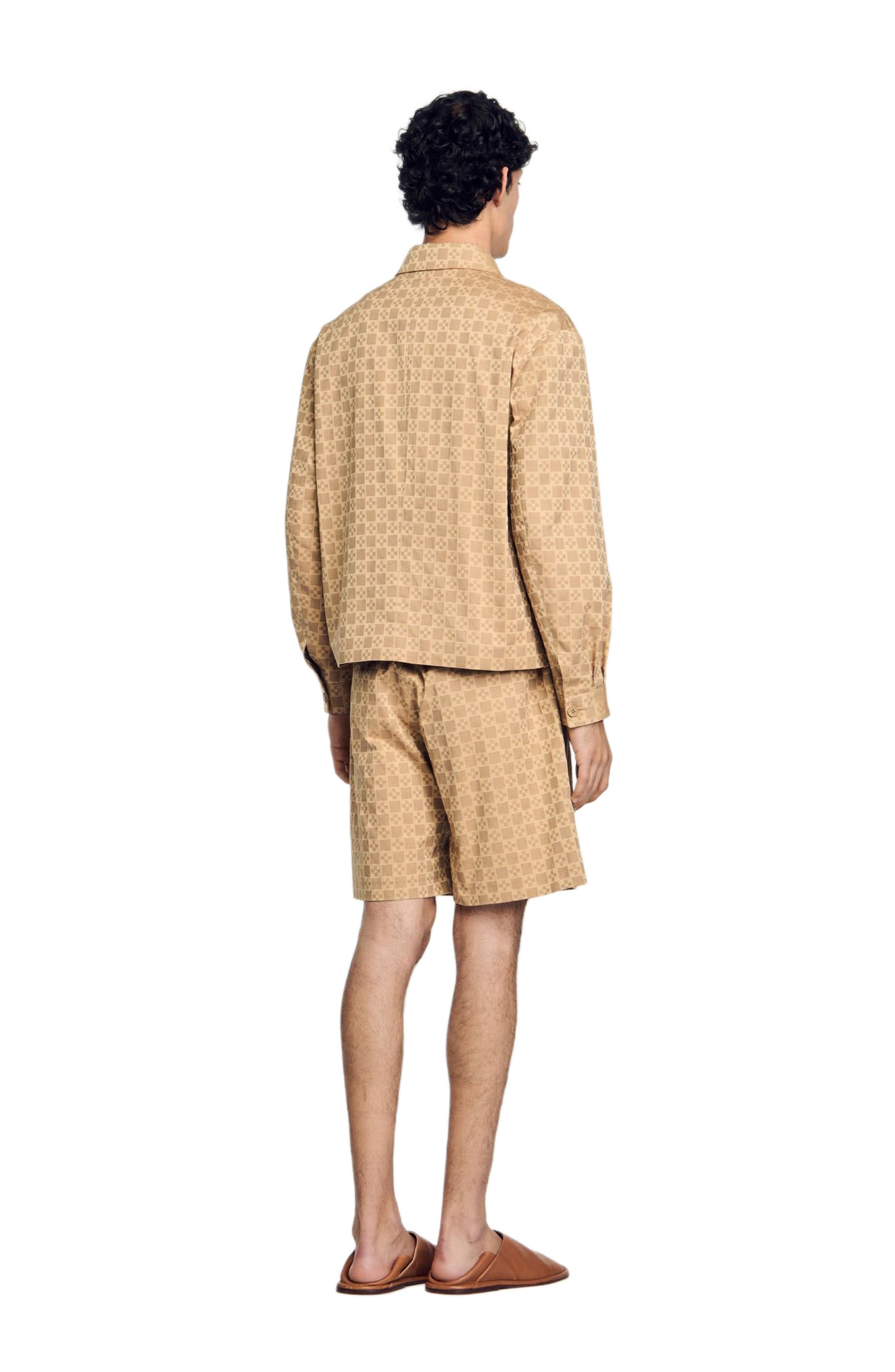 SANDRO Square Cross zip-up jacket at Nordstrom - 3
