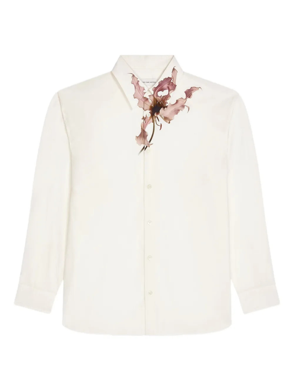 DRIES VAN NOTEN - Men Floral Print Shirt - 4