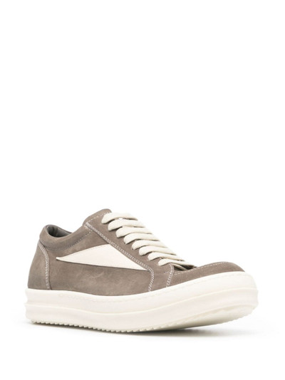 Rick Owens patch-detail suede sneakers outlook