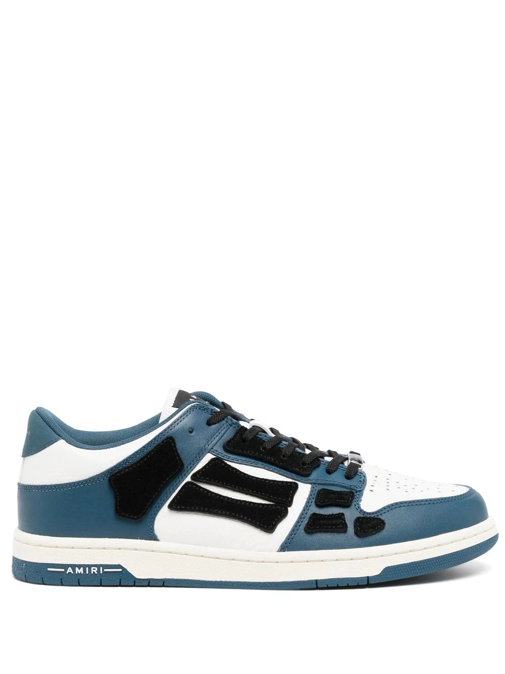 panelled low-top sneakers - 1