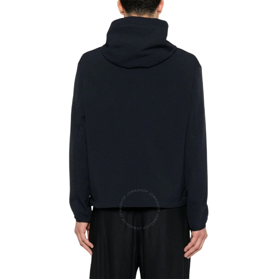 Emporio Armani Technical-Seersucker Hooded Blouson - 2