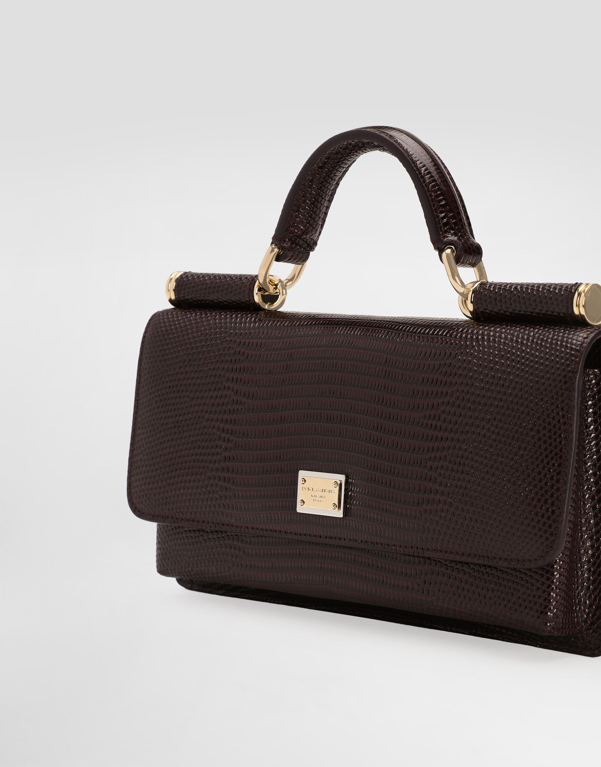 Iguana-print mini bag - 6