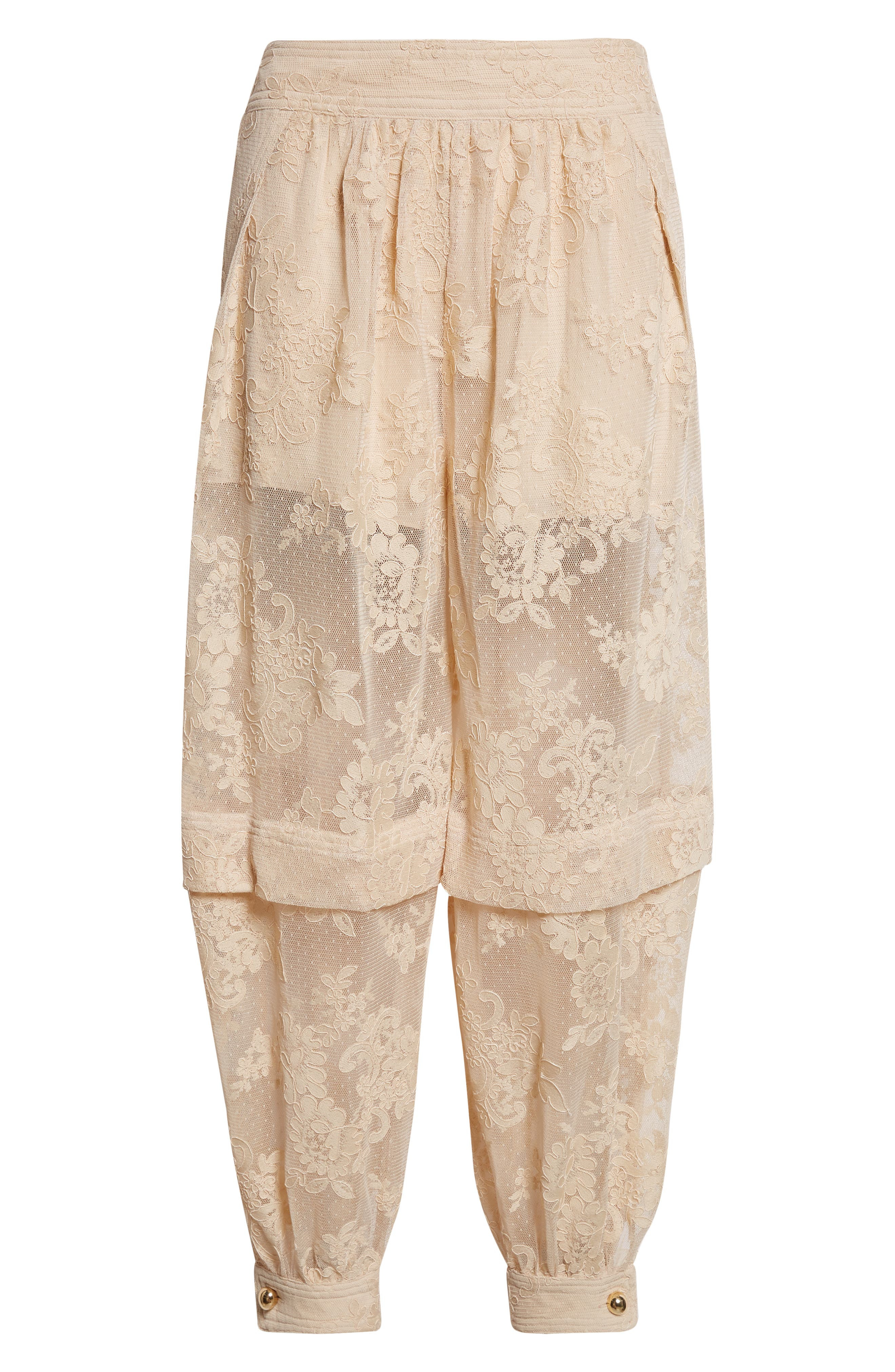 Zimmermann Hypnotic Lace Harem Pants in Cream at Nordstrom - 6