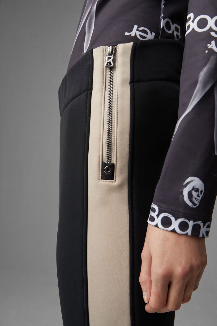 Roma Functional pants in Black/Beige - 5