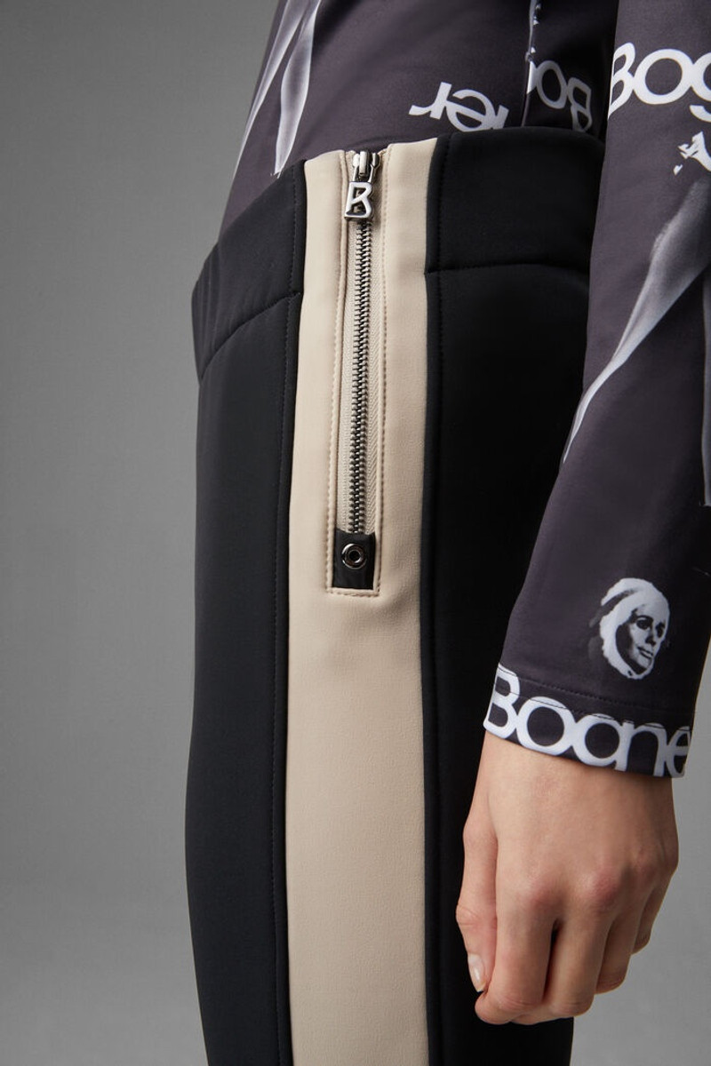 Roma Functional pants in Black/Beige 5