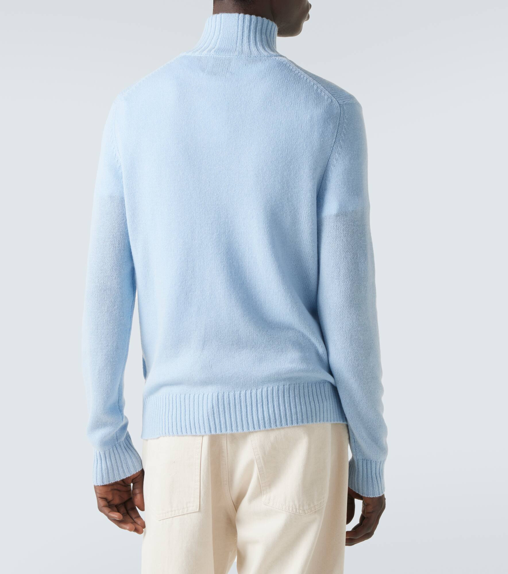 Wool and cashmere turtleneck sweater - 4