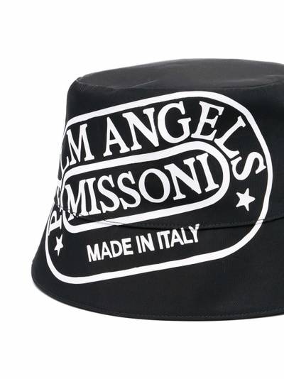 Palm Angels x Missoni logo-print bucket hat outlook