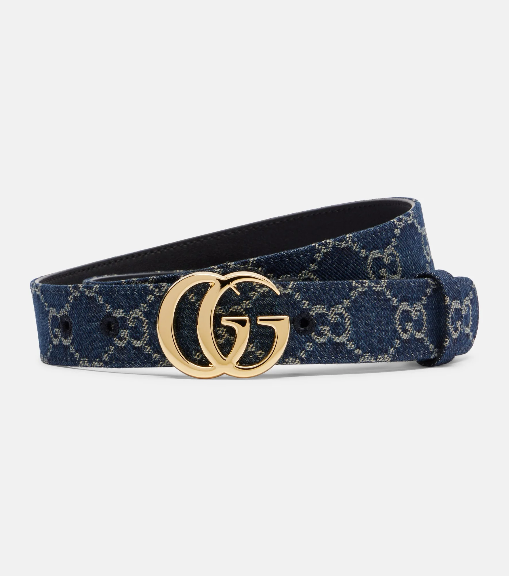 GG Marmont denim belt - 1