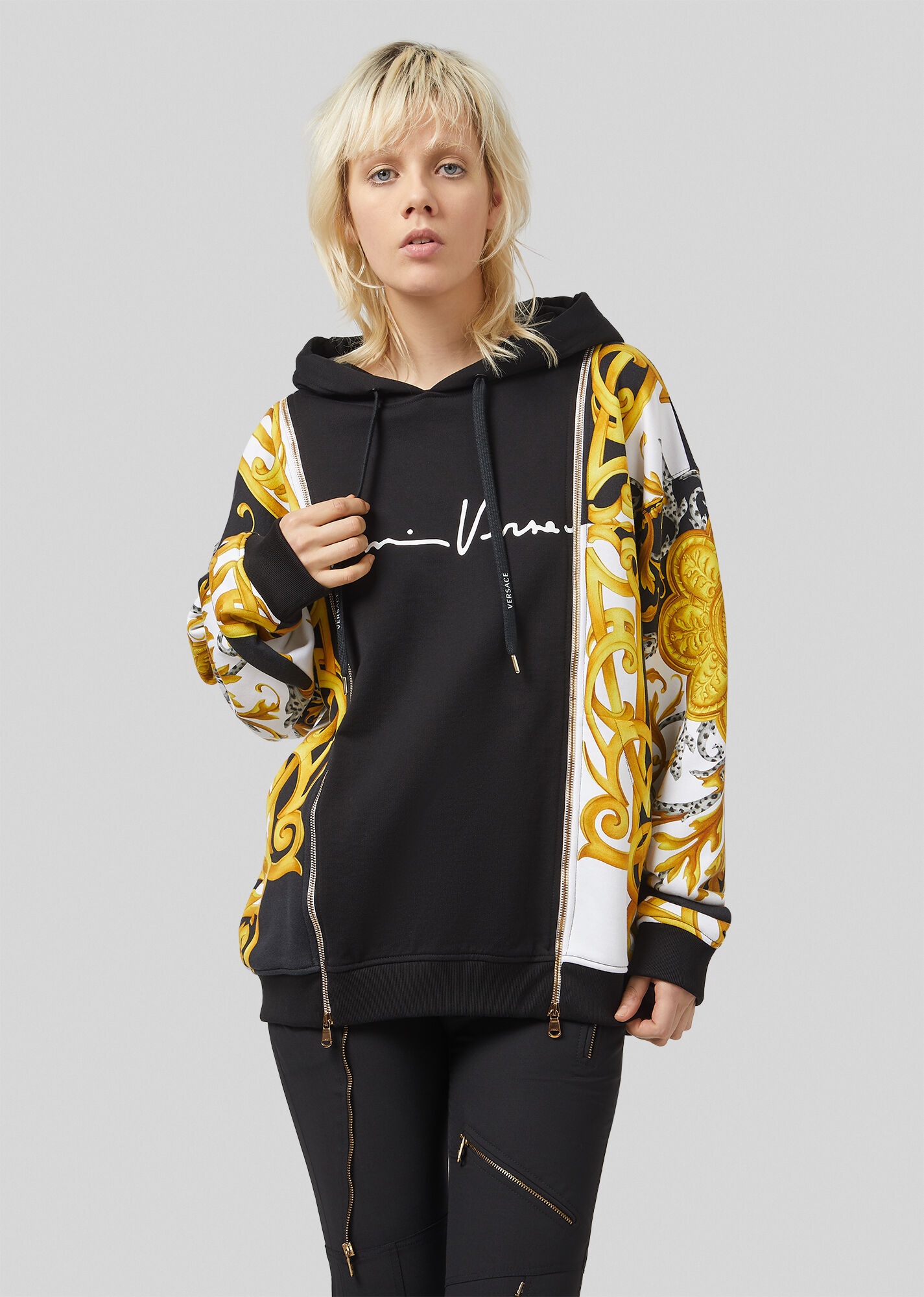 Barocco Acanthus Print Hoodie - 2