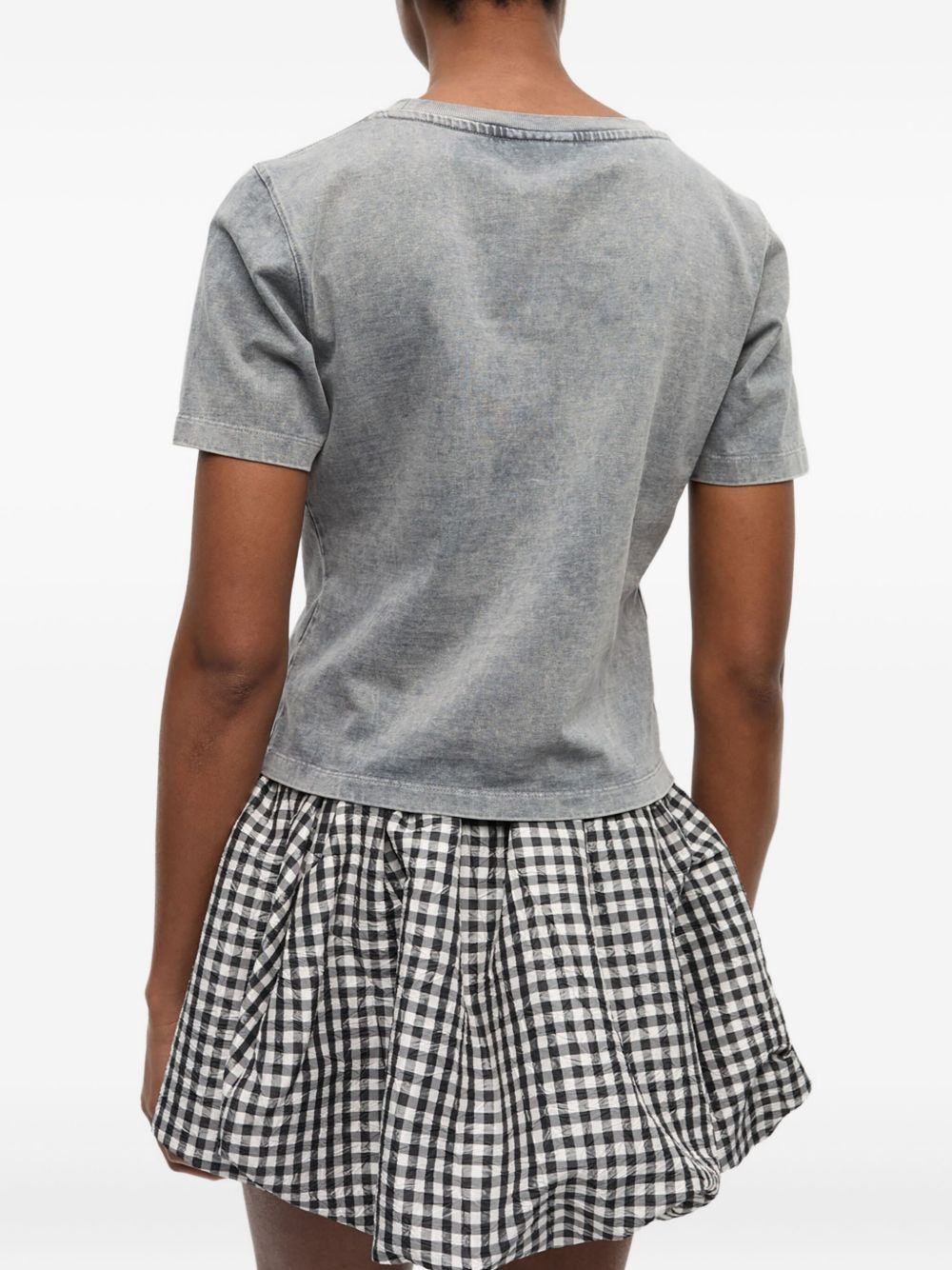 logo-embroidered T-shirt - 4