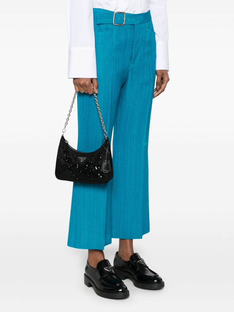 Prada crystal-embellished shoulder bag outlook