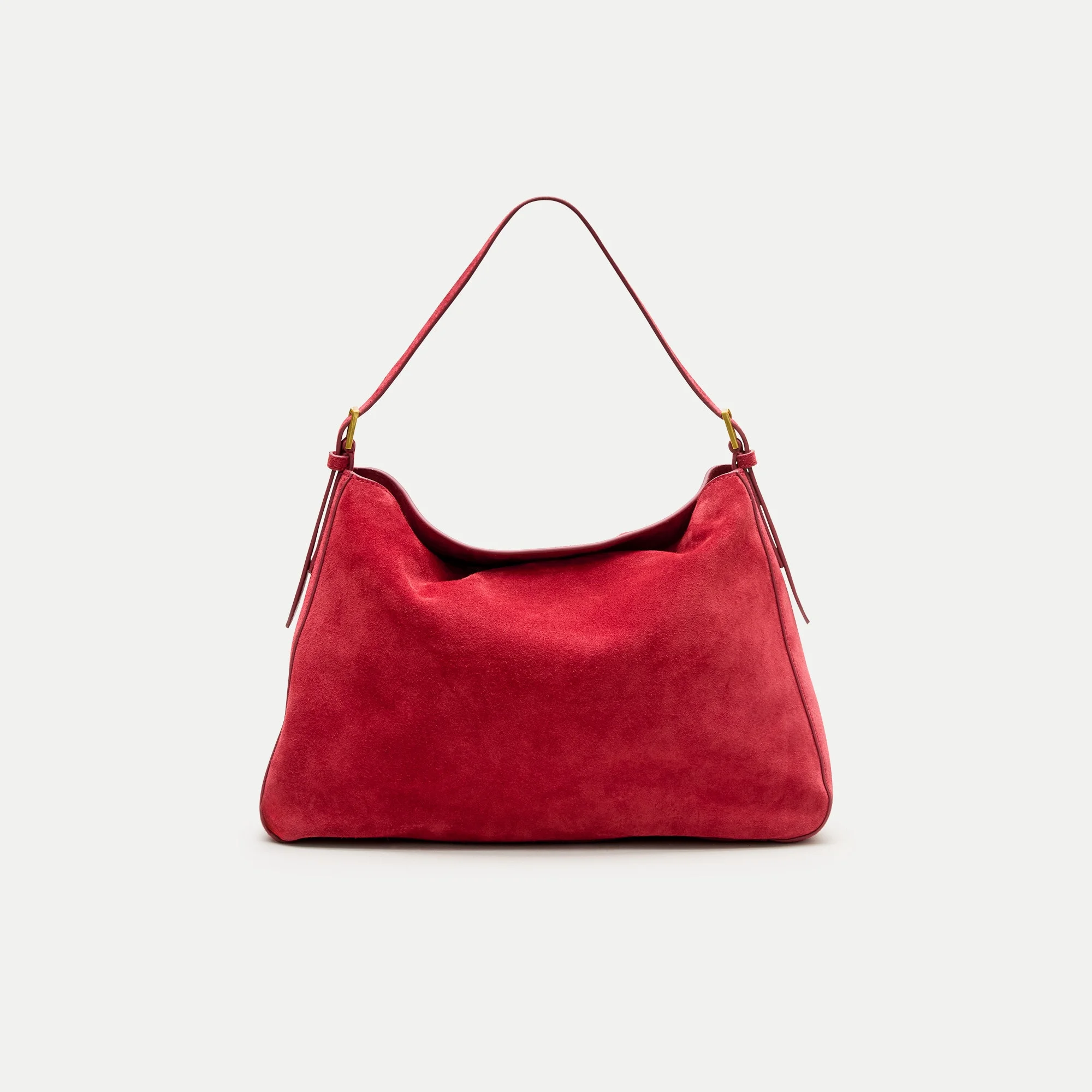 Berkeley large shoulder bag in suede - 1