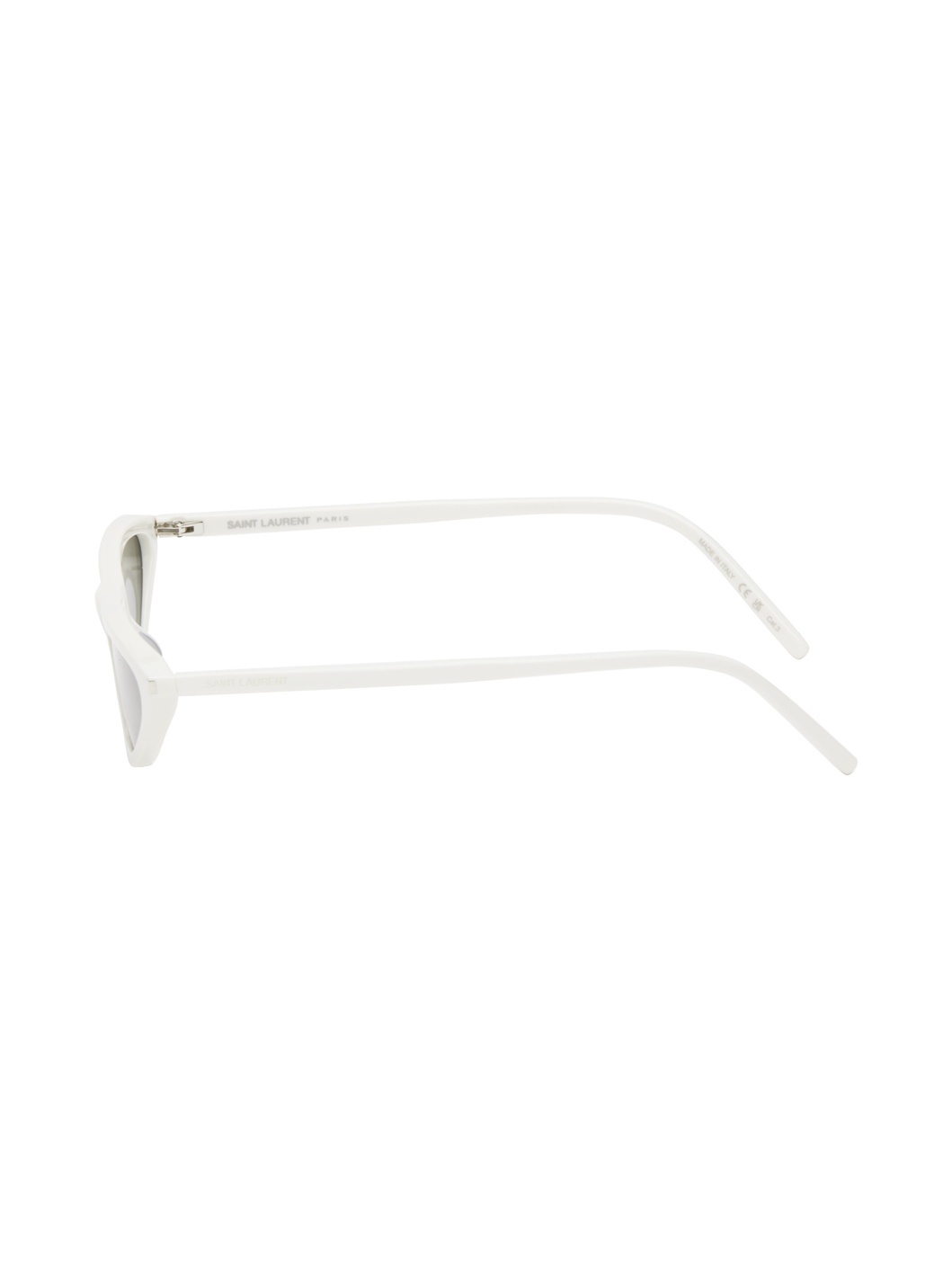 Saint Laurent SL 703 Cat-Eye Sunglasses in White SAINT LAURENT White SL 703 Sunglasses | REVERSIBLE main image 3