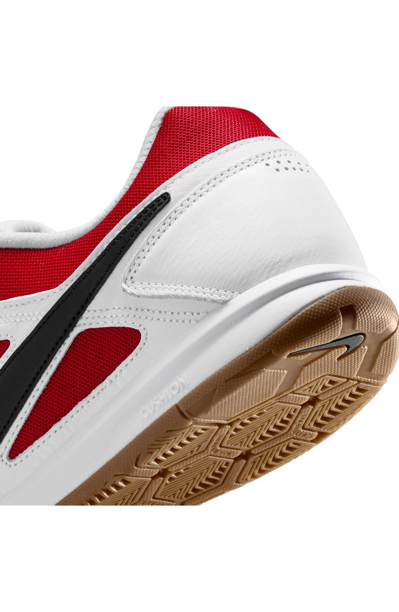 Nike Gato Soccer Sneaker in White/Black/Red/Dark Brown at Nordstrom - 8
