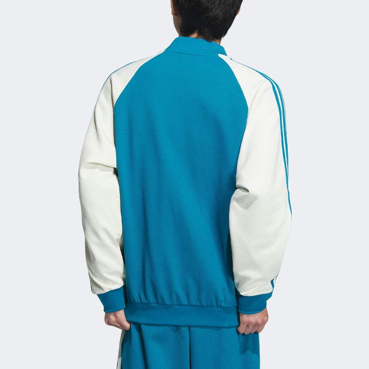 adidas Originals Dkn Sst Jacket Asia Sizing 'Blue White' IX4241 - 4