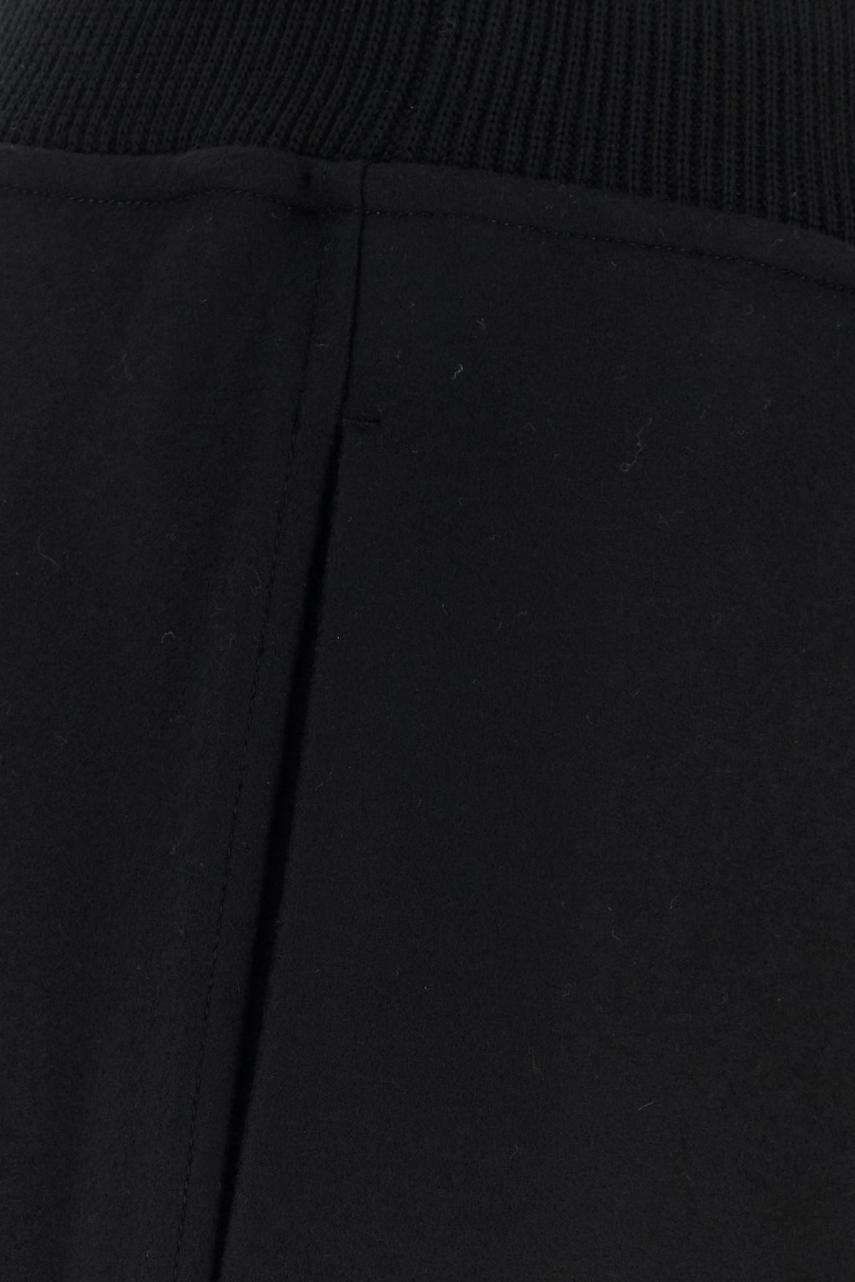 Black wool joggers - 5