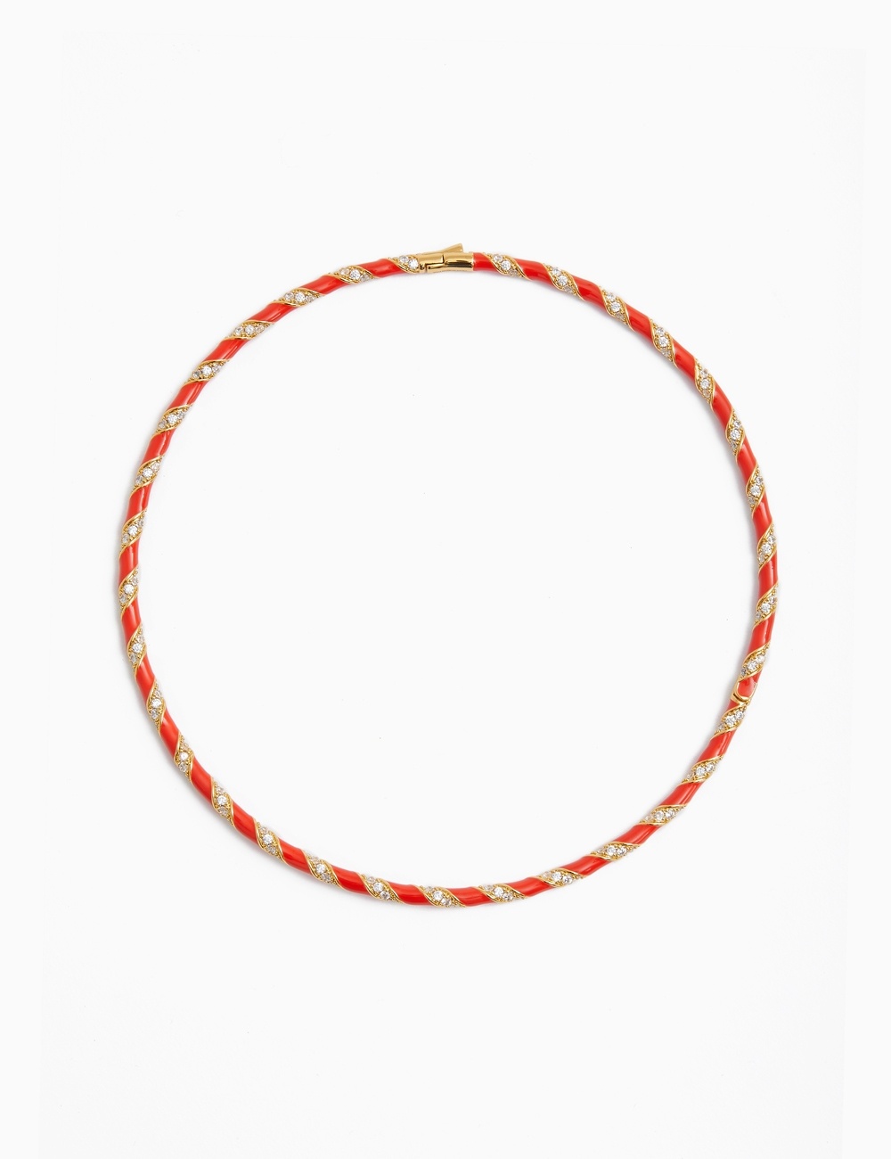 CANDY STRIPE PAVE CHOKER - 3