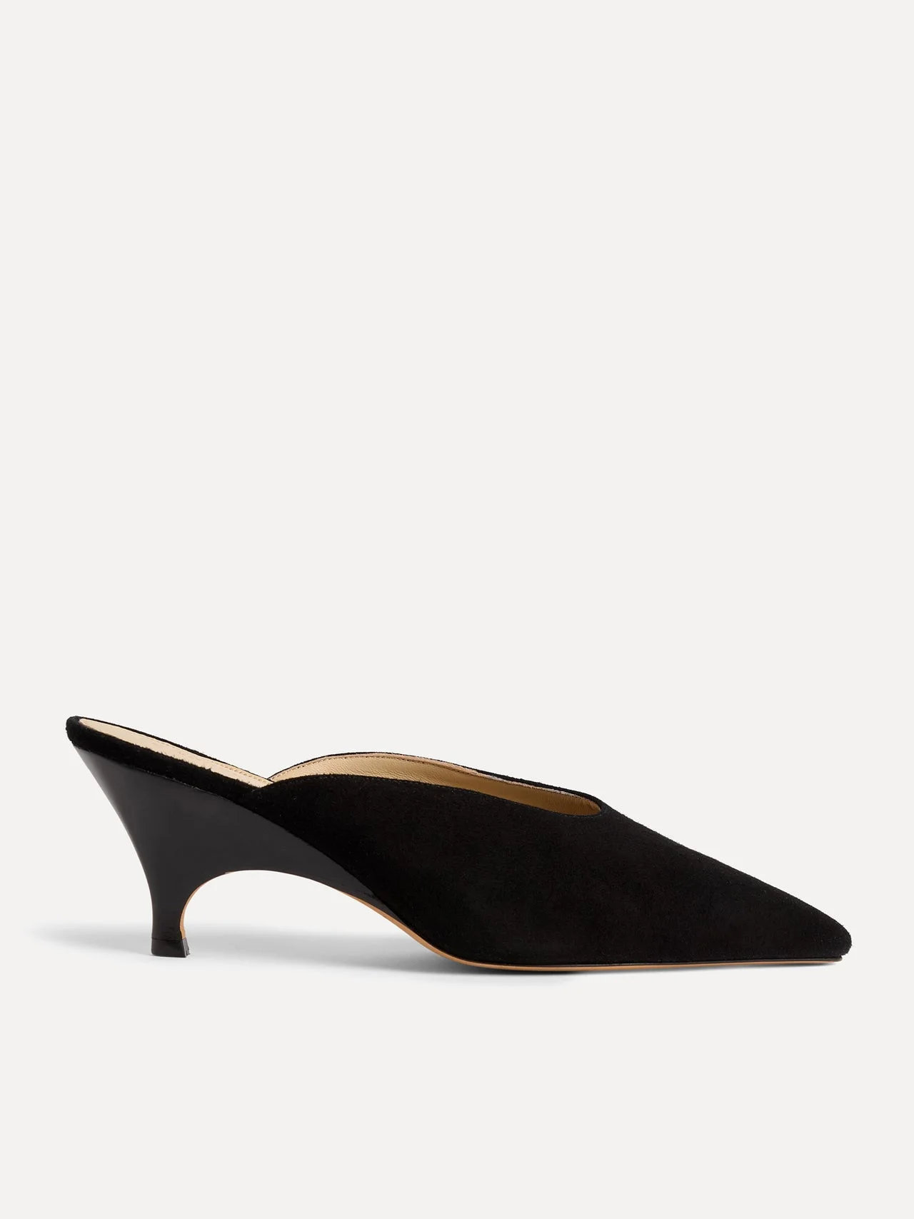 Petra Mule / Black Suede - 1