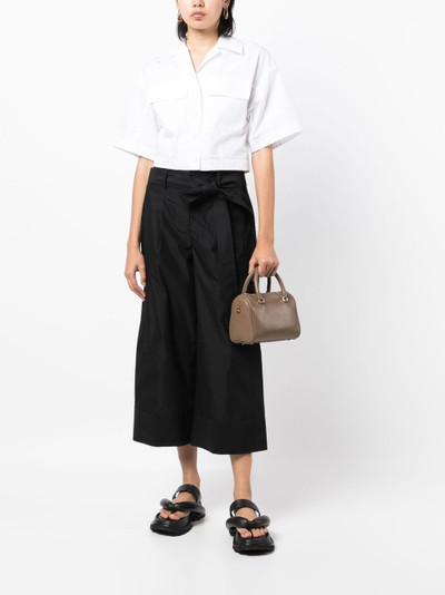 3.1 Phillip Lim pleat-detail belted cropped trousers outlook