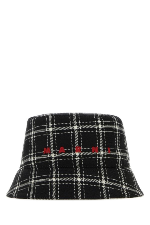 Marni Embroidered wool bucket hat | gebnegozionline | REVERSIBLE