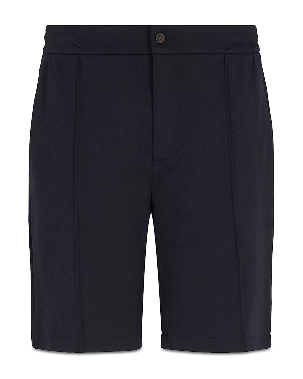 Textured Elastic Waist Shorts - 5