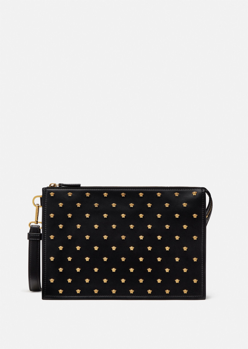 Medusa Stud Leather Pouch 1