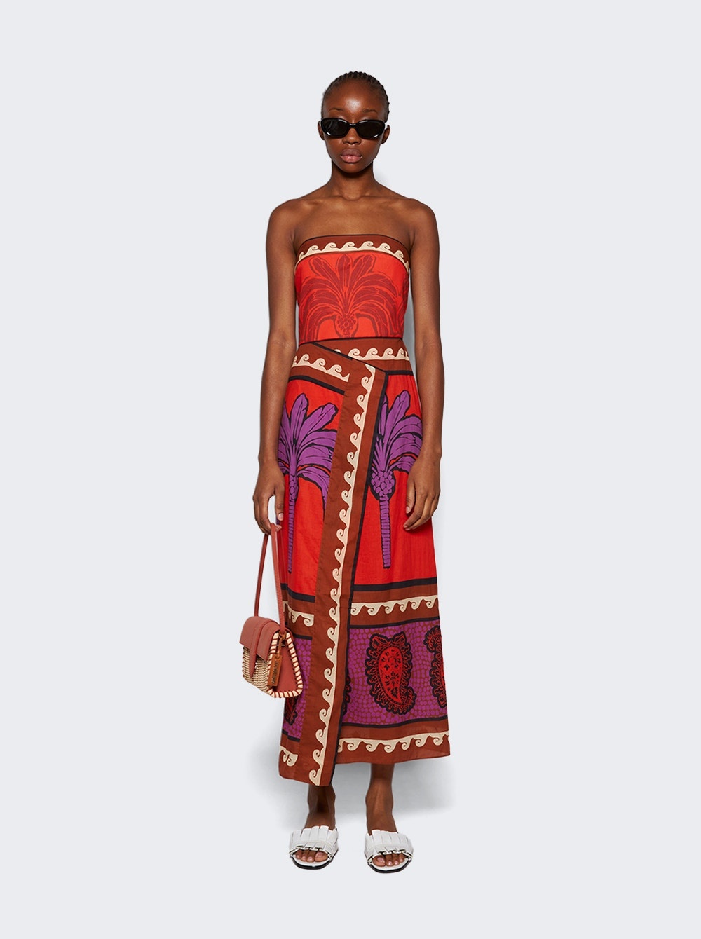 East Africa Heart Dress Red And Purple - 2