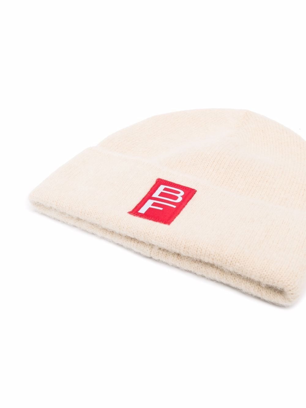 logo-patch brushed-effect beanie - 2