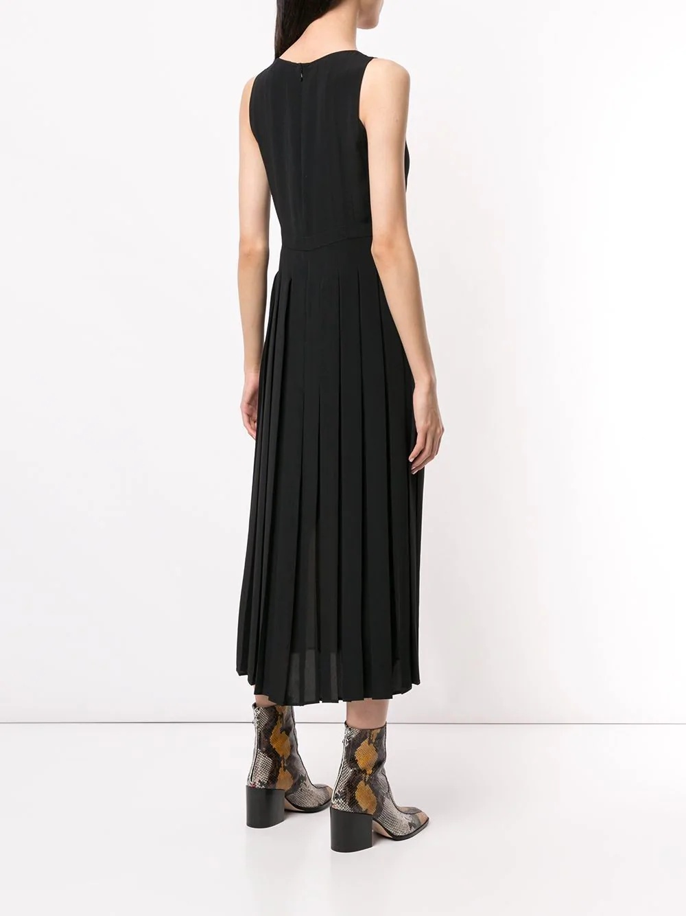 pleated midi dress - 4