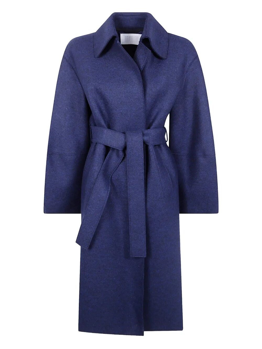 Introducing the WOMEN PUFF SLEEVES COAT PRESSED WOOL by HARRIS WHARF LONDON, a stunning piece in the - 1