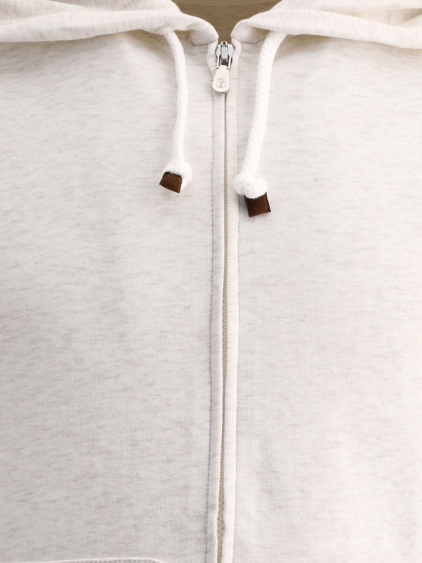 Tシャツ・カットソー BRUNELLO CUCINELLI COTTON ZIPPED SLEEVELESS HOODIE Brunello Cucinelli Brunello Cucinelli Techno Cotton