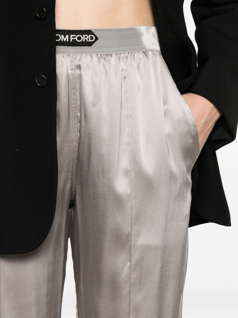 logo-patch trousers - 5