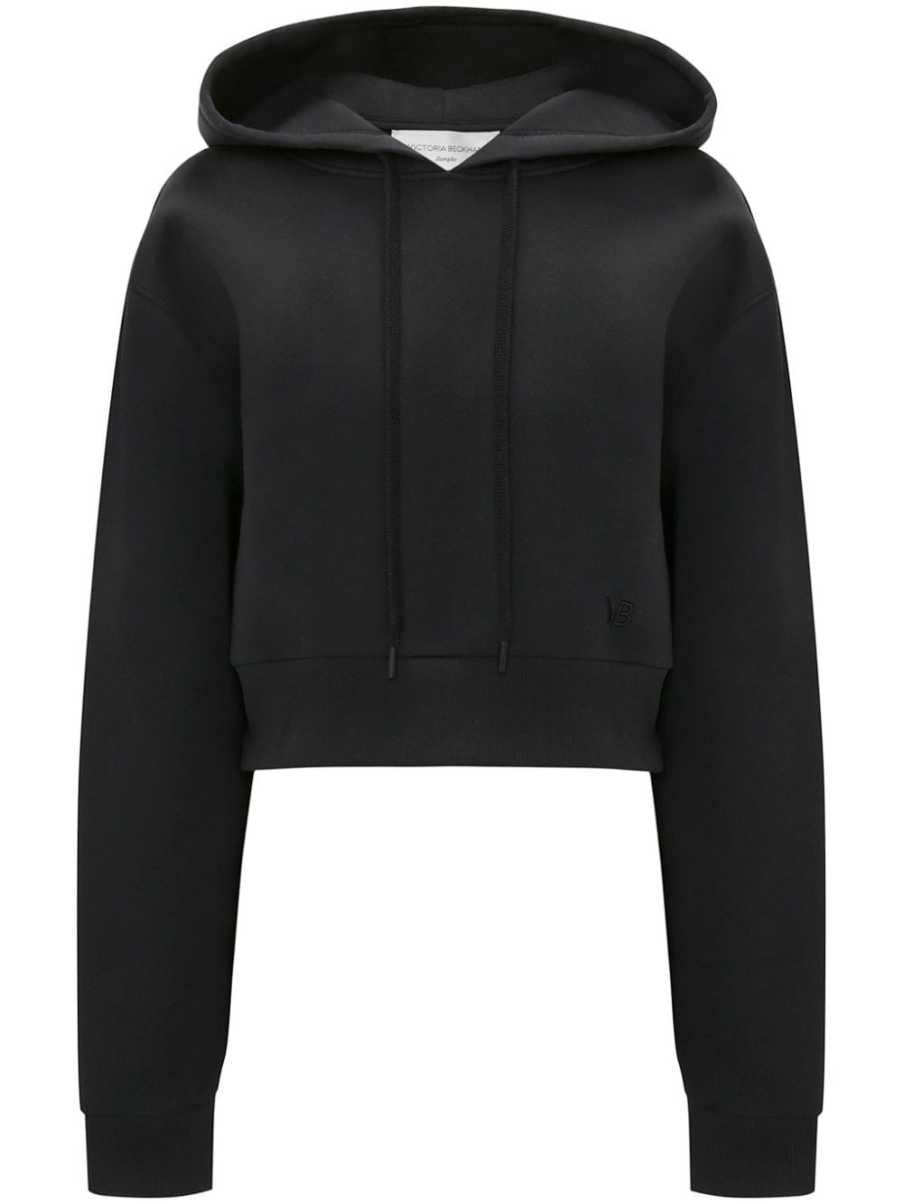 logo-embroidered cotton-blend hoodie - 1
