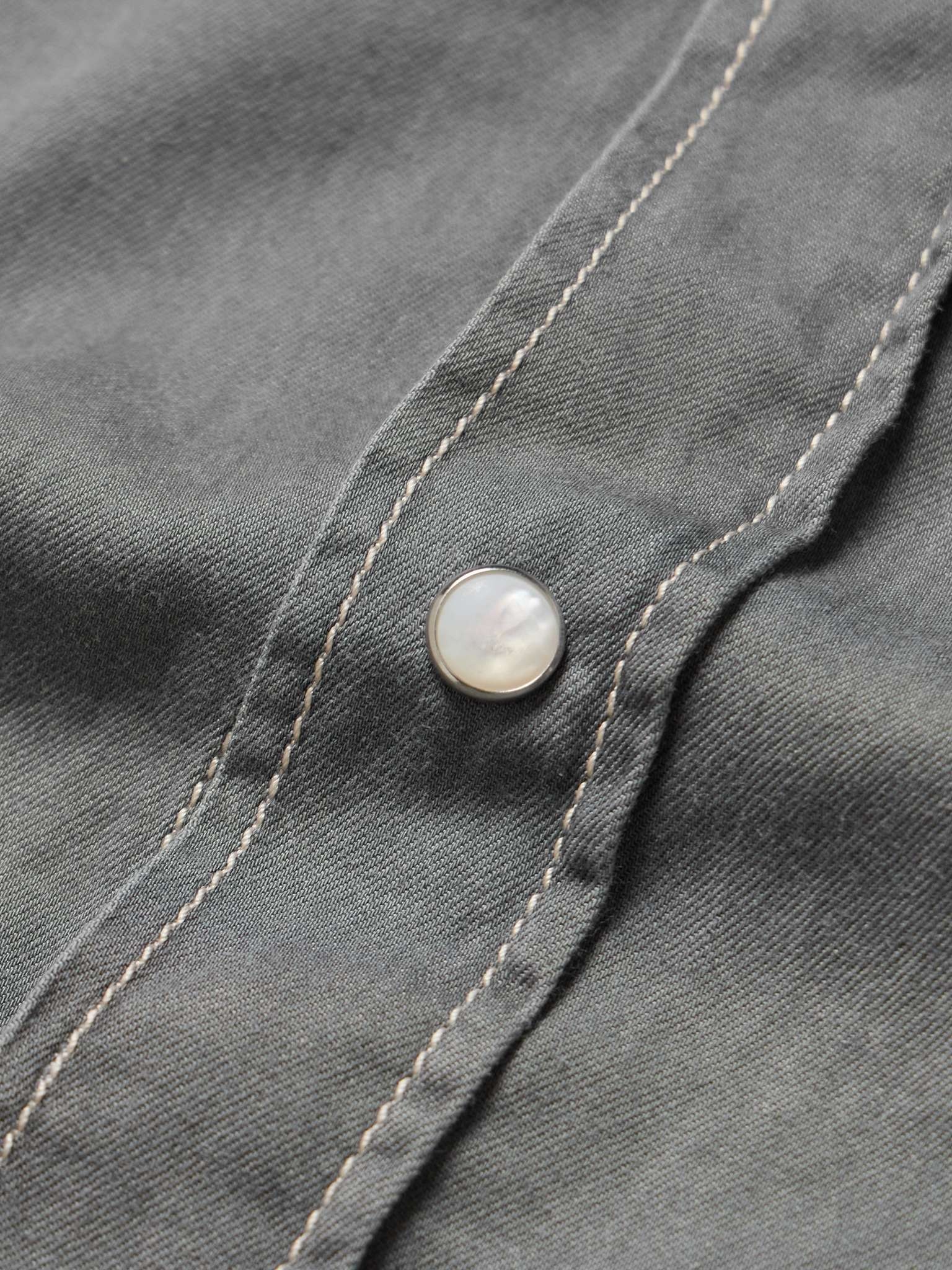 Cotton-Chambray Shirt - 5