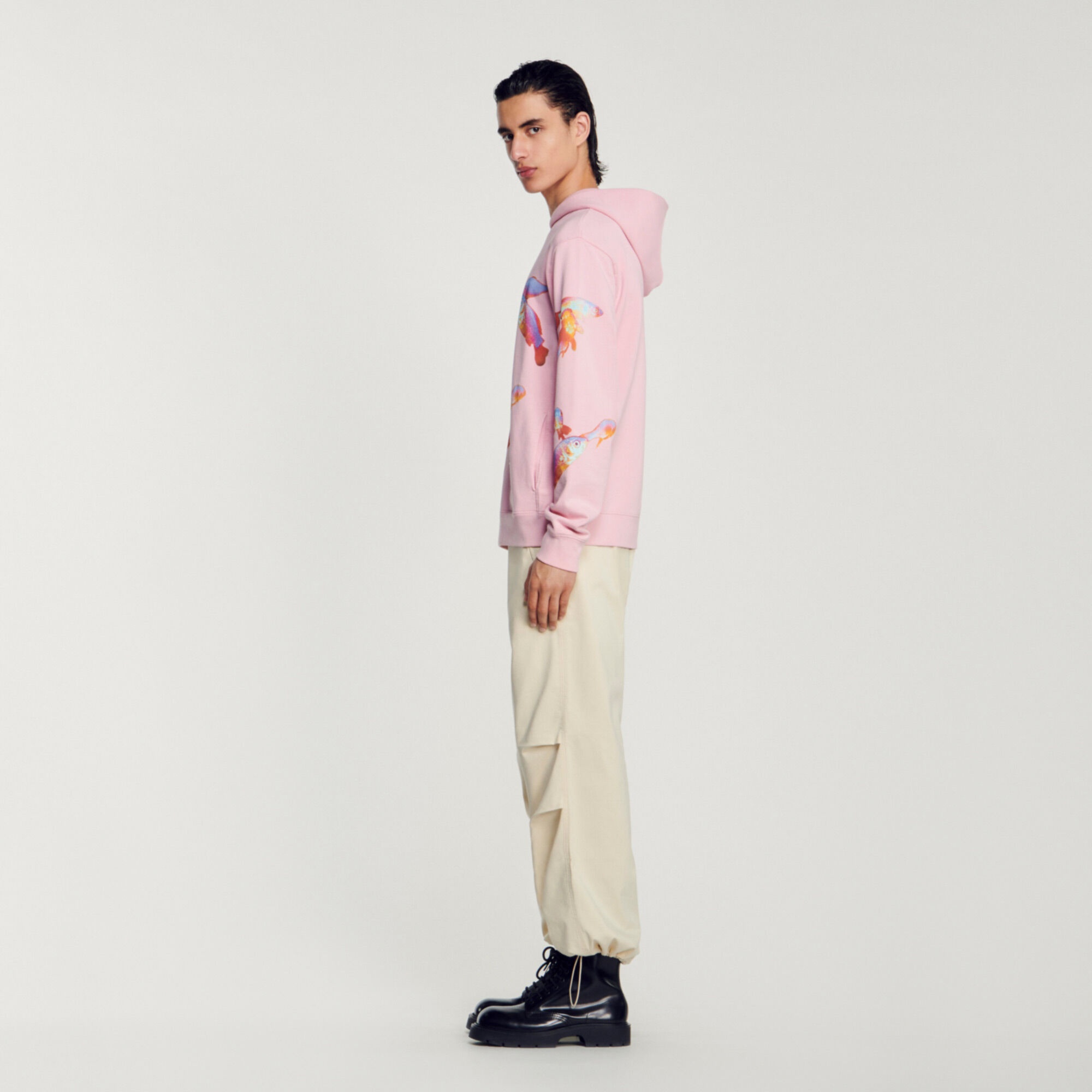 HOODED PRINTED SWEATSHIRT - 7