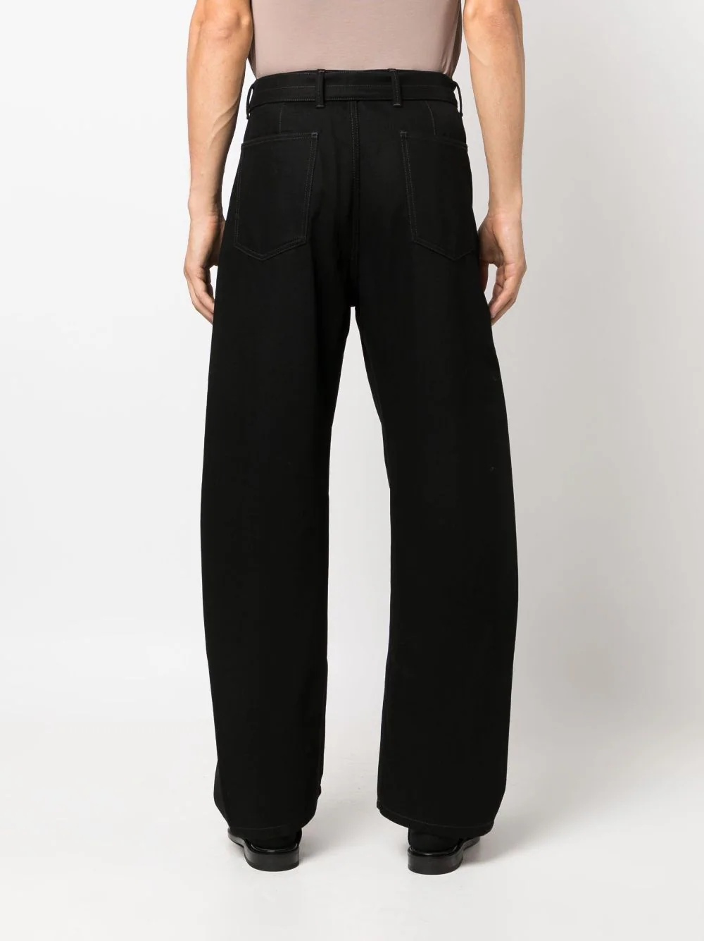 LEMAIRE Women Twisted Belted Pants - 2