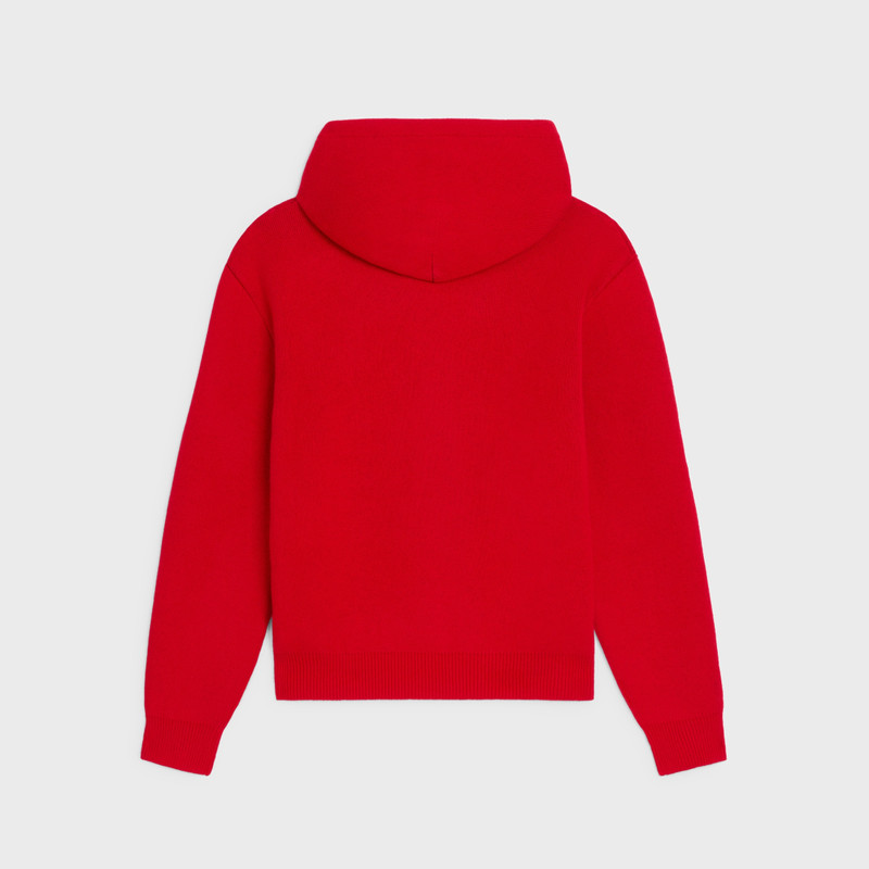 CELINE hooded sweater IN cashmere outlook