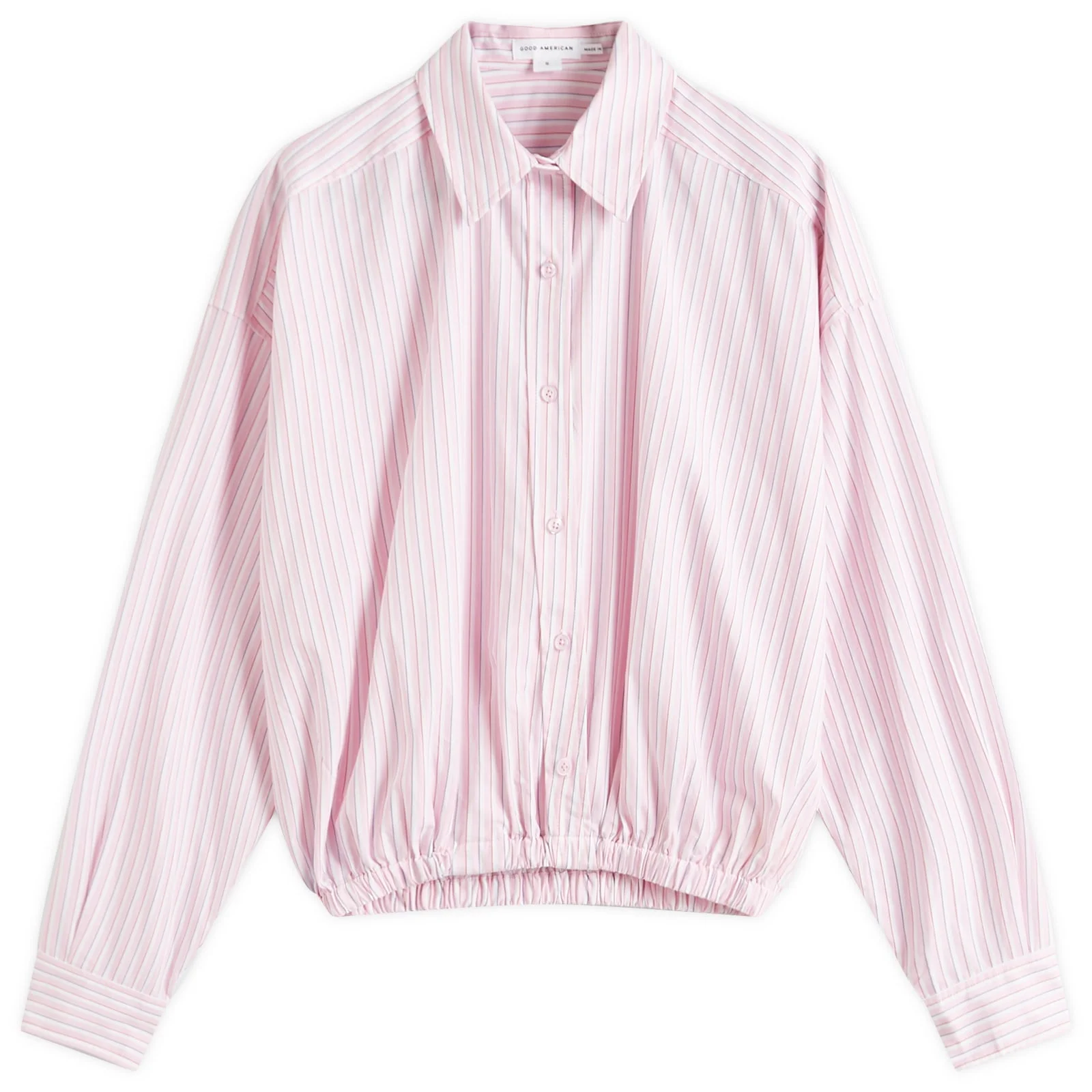 Good American Poplin Bubble Shirt - 1