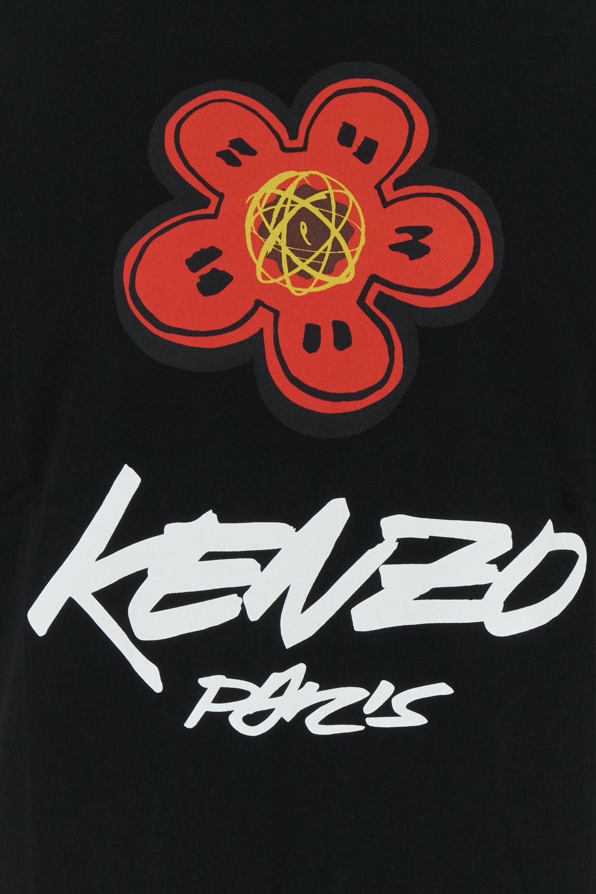 Black cotton t-shirt - 3