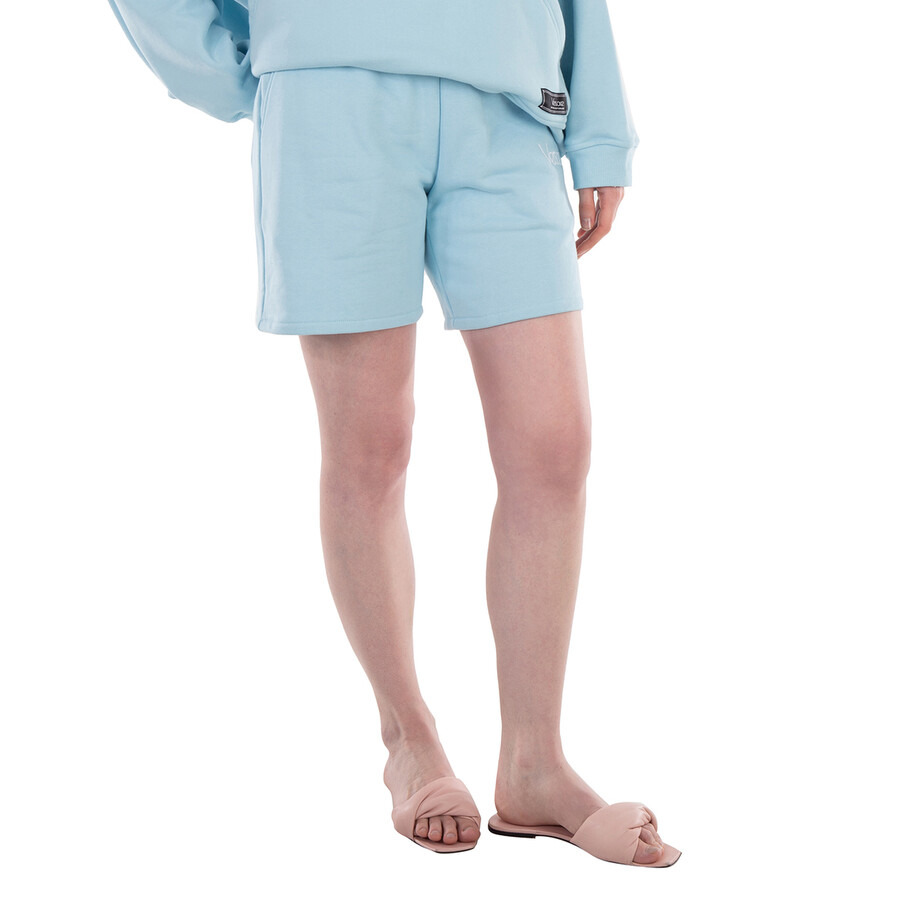 Versace Logo Print Cotton Shorts - 2