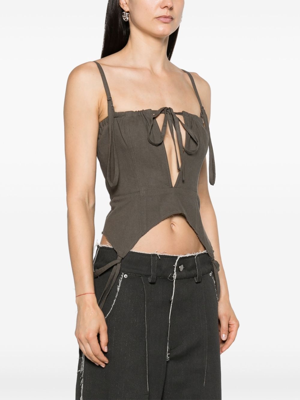 cut-out corset top - 3