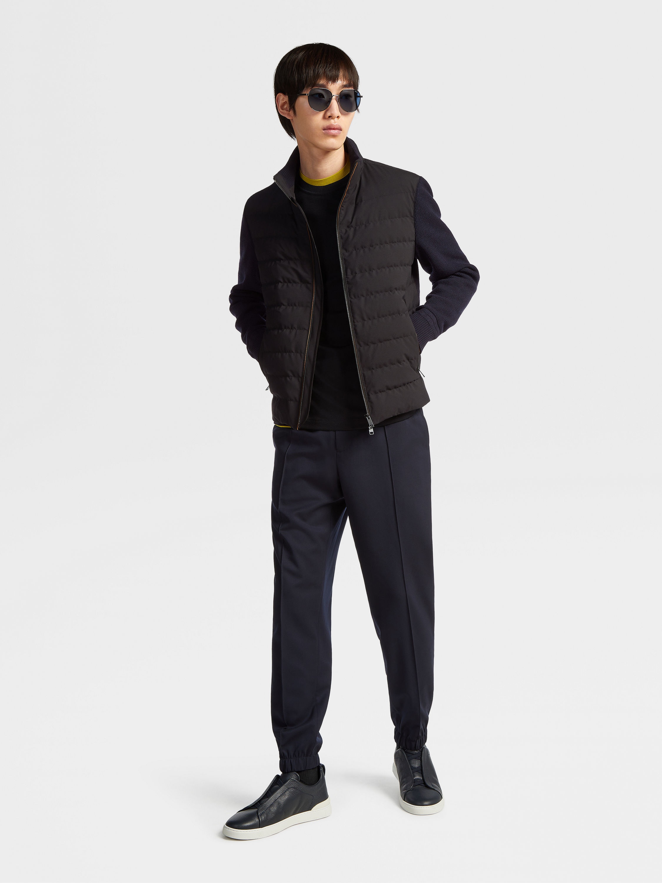 NAVY BLUE HIGH PERFORMANCE™ WOOL JOGGERS - 6