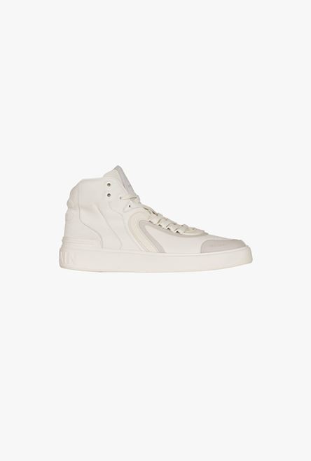 White leather and suede B-Skate high-top sneakers - 1