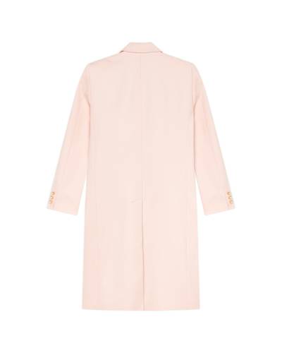 CASABLANCA Pink Nativa Wool Double Breasted Overcoat outlook
