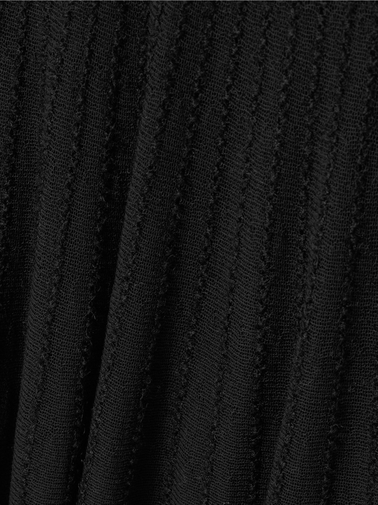 Dawn pointelle-knit midi skirt Black - 5