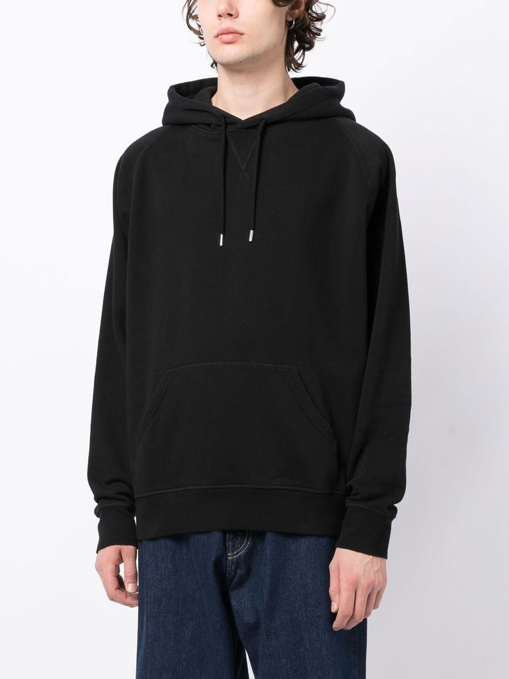 logo-print drawstring hoodie - 5