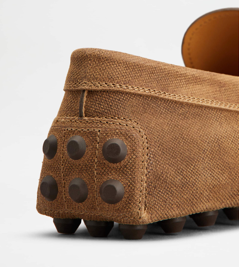 GOMMINO BUBBLE LOAFERS IN SUEDE - BROWN 5