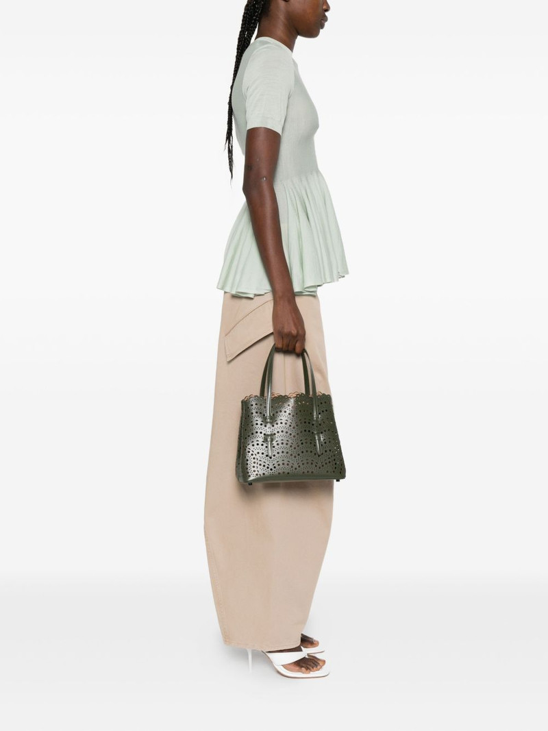 Alaïa Mina 25 leather tote bag outlook
