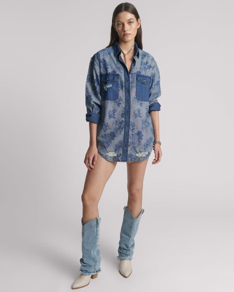 Everyday Denim Shirt - Rosewood 6