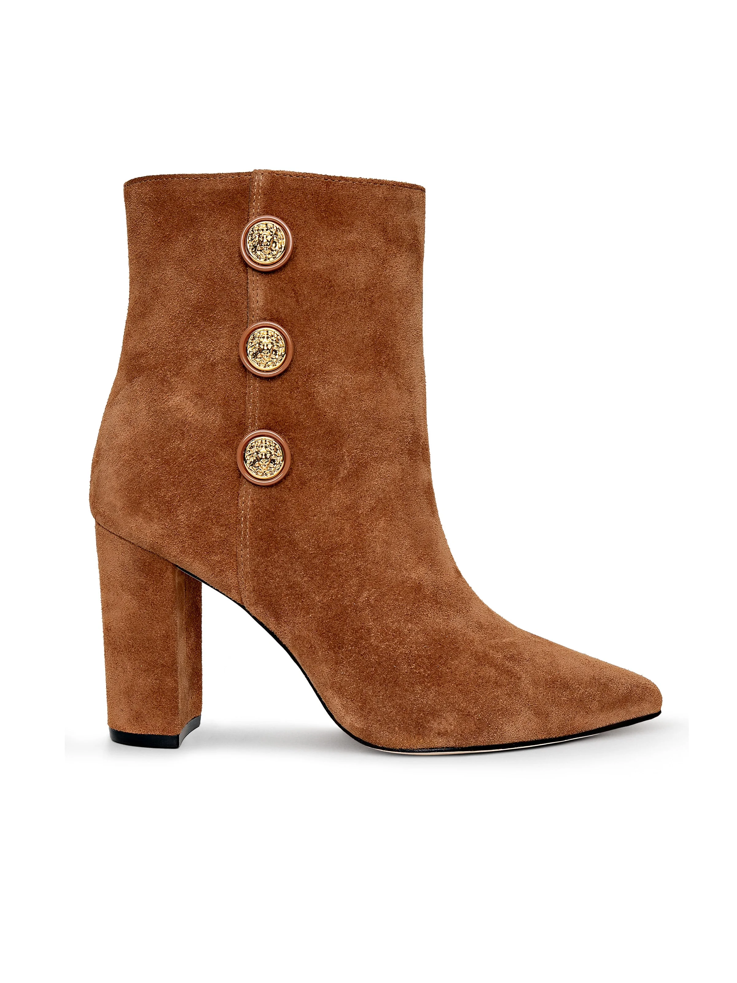 Theodora Block-Heel Bootie - 1